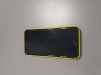 CS548/2024 BLACK I PHONE WITH YELLOW COVER